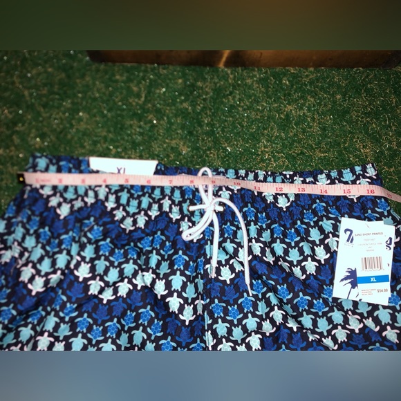 Trunks Surf and Swim Co. Brand Men’s Chevron Turtle Mesh Lined Trunks Size XL - Picture 3 of 12